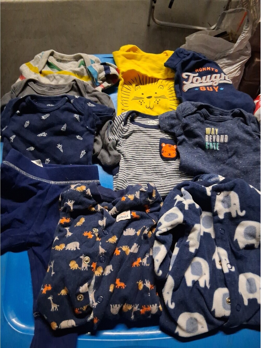 Newborn Baby Boy Clothing Lot - 10 Pcs Jungle Graphic